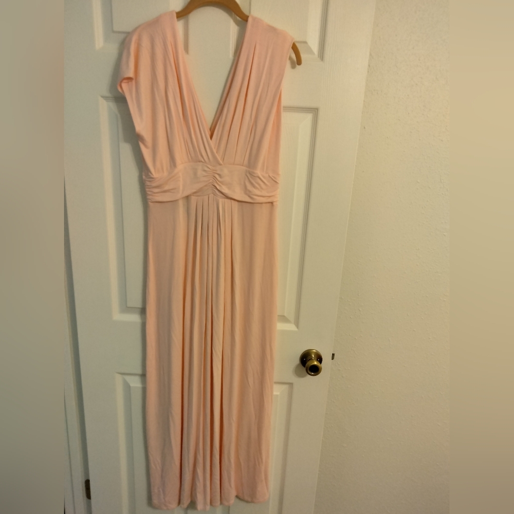 IMAN Blush Pink Maxi Dress